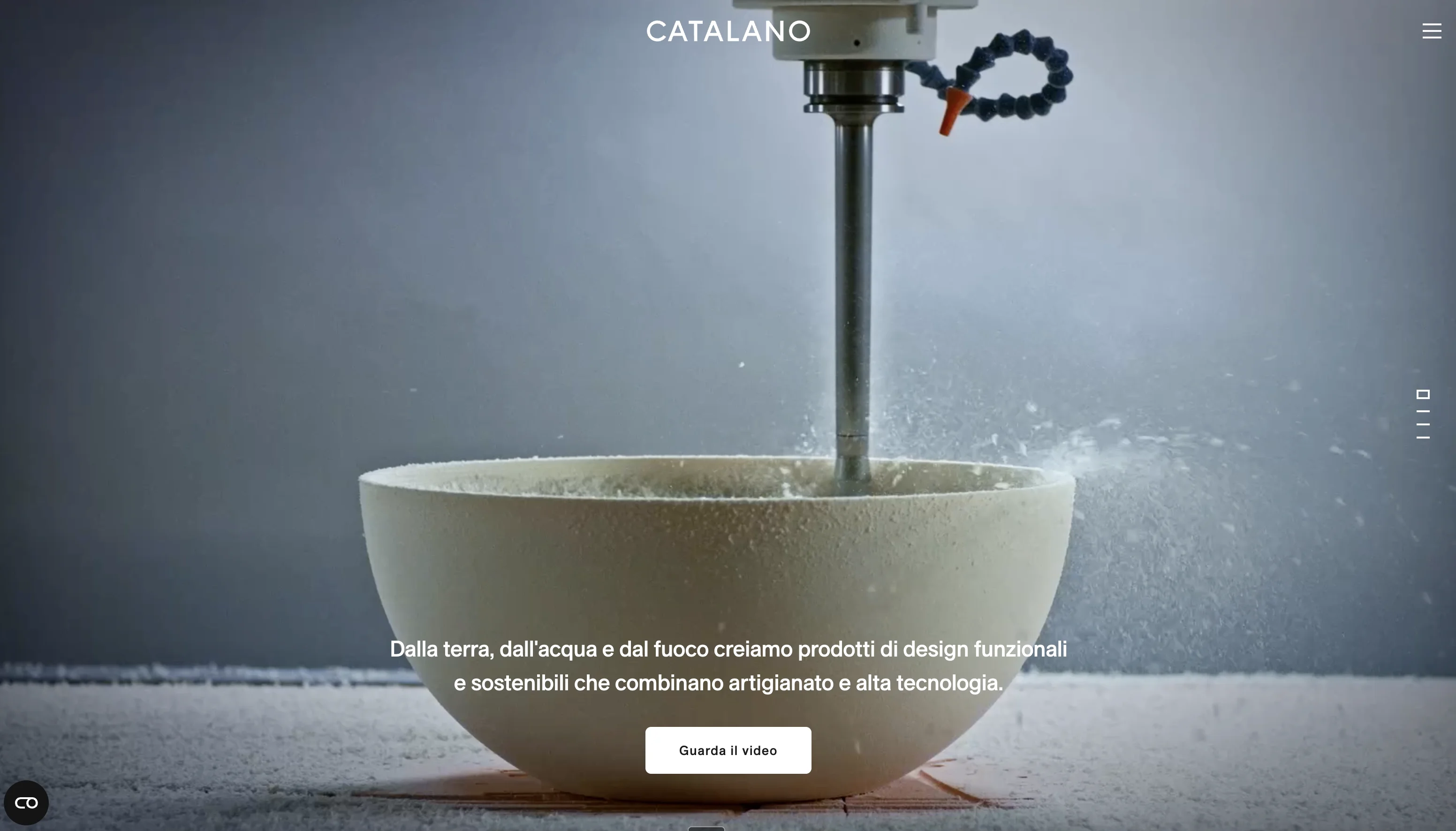 Catalano website screenshot